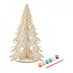 Árbol de Navidad de madera DIY