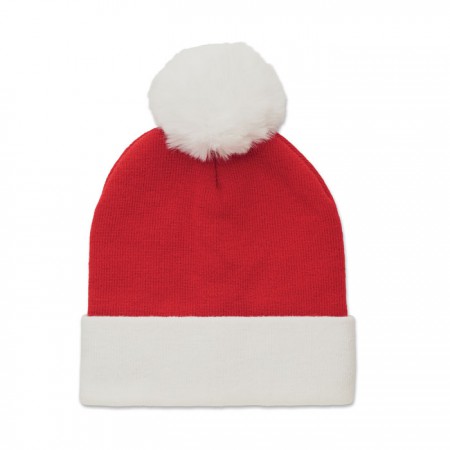 Gorro de punto navideño