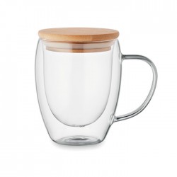 Taza borosilicato doble pared