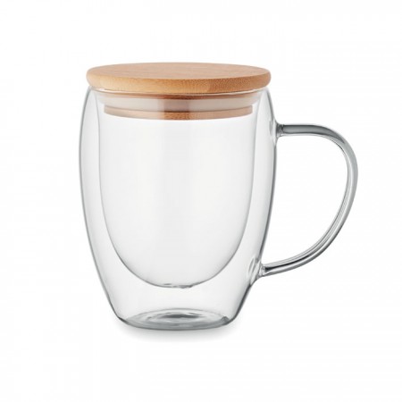 Taza borosilicato doble pared