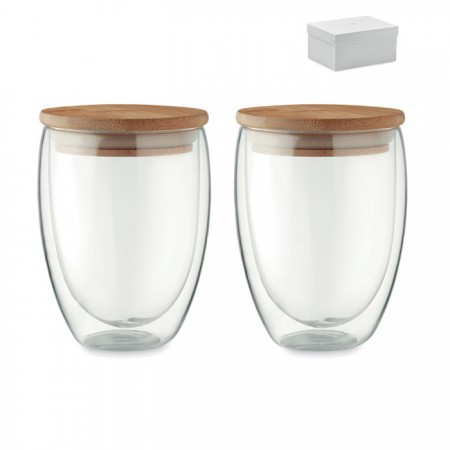 Juego 2 vasos 350 ml en caja