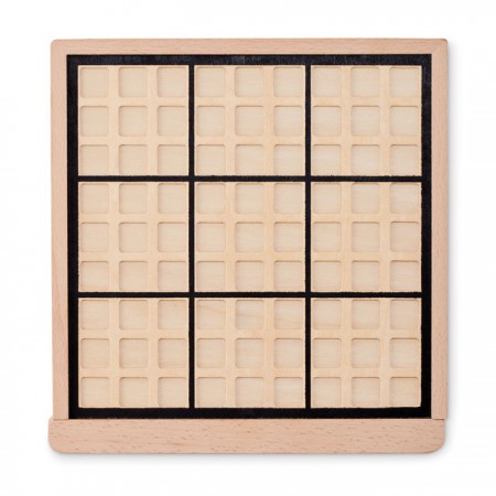 Juego de mesa sudoku de madera