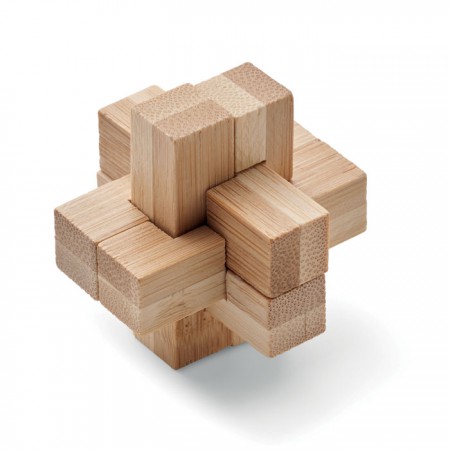 Bamboo brain teaser puzzle Bamboo brain teaser puzzle