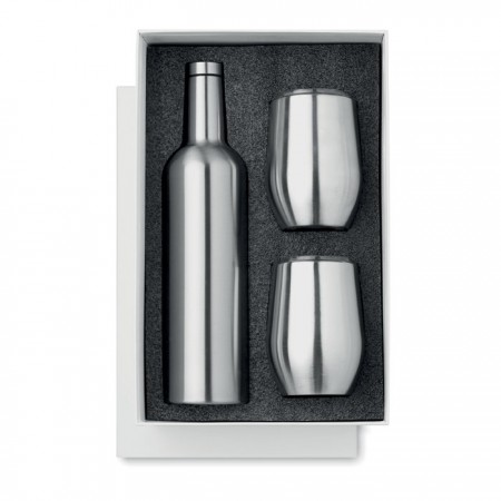 Set botella- tazas doble pared