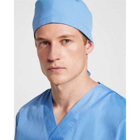 MACIL. Gorro sanitario unisex con cintas para ajuste posterior.