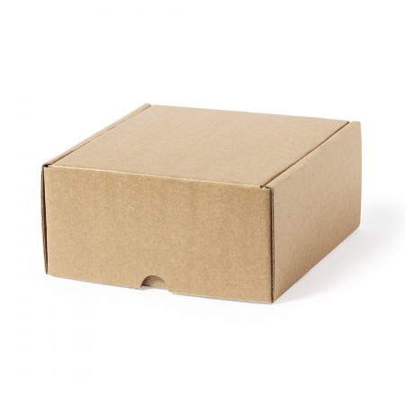 caja 16 x 8.5 x 15 cm de cartón reciclado kraft