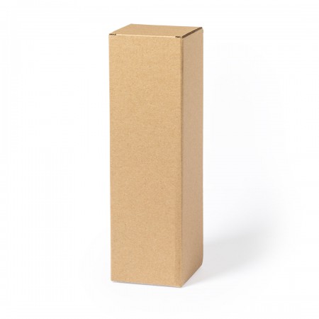 caja 8 x 26.7 x 8 cm de cartón reciclado kraft